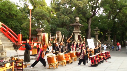 和太鼓ご奉納〜観月祭の前に